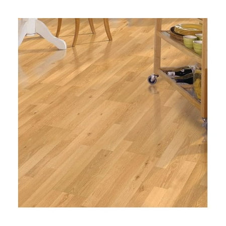 Mohawk Flooring Festivalle Plus 8'' x 47'' x 7mm Oak Laminate in Natural Oak