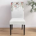 thumbnail image 4 of Chair Covers for Dining Room Set of 4,Christmas Pine Leaves Stretch Seat Protector Removable Washable Chairs Slipcovers for Kitchen Banquet Wedding Hotel,Winter Berries Hazelnuts, 4 of 6