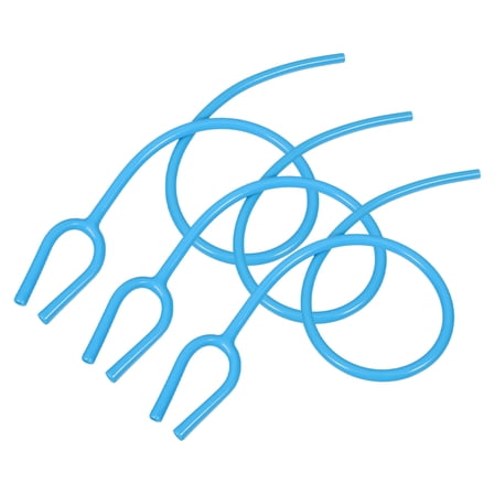 PBPBOX Stethoscope Extension Tubes Stethoscope Tube PVC Sky-blue 3pcs for Optimal Educational Use