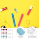 thumbnail image 4 of 12 piezas de mini cápsula portátil Tubo de brillo de labios Botellas de contenedor de brillo de labios bricolaje, 4 of 5