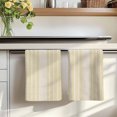 thumbnail image 7 of Cream Beige Striped Kitchen Towels Set of 4, Modern Farmhouse Retro Lines Absorbent Dish Towels for Kitchen, Microfiber Hand Towel, Quick Drying Tea Towel for Cleaning Decorative Dishcloths, 7 of 7