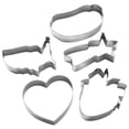 thumbnail image 3 of Cook with Color 3-Piece Patriotic Spatula and Cookie Cutter Set, Red White and Blue, 3 of 5