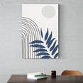 thumbnail image 7 of Soscooter Navy Blue Boho Canvas Wall Art Abstract Wall Decor Minimalist Print Geometric Botanical Lines Painting for Bedroom Office Bathroom,16x24 Inch, 7 of 7