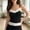 A1_Black, variant on VISALY Lace Trim Tank Top for Women V Neck Floral Lace Trim Sleeveless Crop Cami Shirts Slim Fitted Spaghetti Strap Going Out Camisole Tops Lightweight Gauze Basic Layering Undershirts Beigel