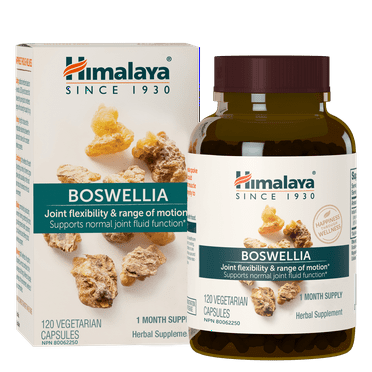Himalaya Boswellia, Joint Support for Mobility and Flexibility, 120 Capsules, 1 Month Supply