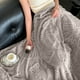 thumbnail image 1 of Color Style Taffeta Comfortable Fleece Blanket Sofa Leisure Throw Blanket, 1 of 6