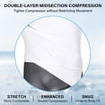 thumbnail image 4 of 2 Pack Men's Compression Shirts Stretch Tank Tops Undershirts, 4 of 8