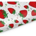 thumbnail image 2 of Spring Strawberries Placemats Set of 4 Table Mats Washable Placemat Waterproof Place Mats for Party Home Dining Table Decor 18x12 in, 2 of 5