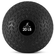 ProsourceFit Classic / Tread Slam Medicine Balls w Ultra Grip for Weighted Workouts, 5-50 lbs