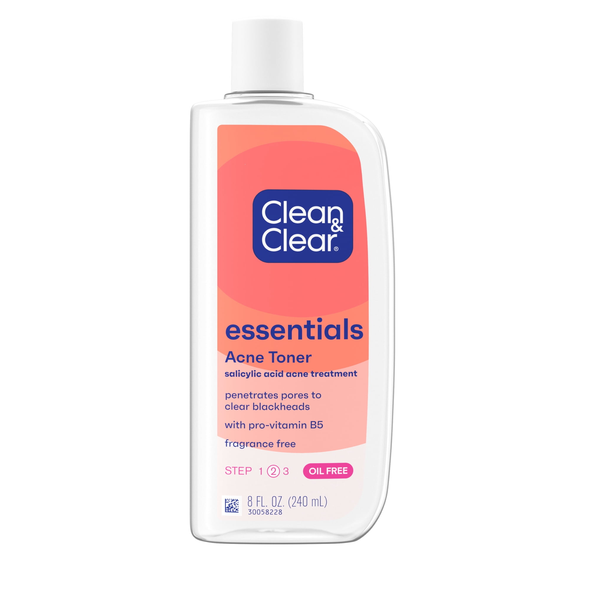 Clean & Clear Oil-Free Acne Toner, 2% Salicylic Acid, 8 fl. oz
