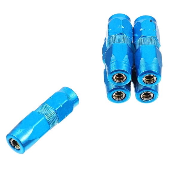 NICEXMAS 5Pcs Grease Sprayer Coupler Blue Durable Accessories for Car Grease Guns
