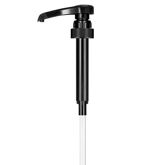 Little Squirt Syrup Pump for Coffee Syrup Bottles (Black) - Fits 750ml 25.4oz Torani, Skinny, DaVinci Bottles, Coffee Syrup Dispenser for Coffee Bar