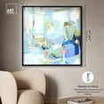 thumbnail image 4 of Tranquil Blues Shadowbox Print Summer Wall Decor by Art Remedy, Black Frame, 40 x 40, 4 of 6