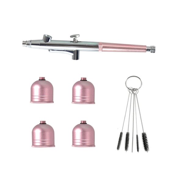 Portable Airbrush Gun For Crafts Model Paint 0.3mm Nozzle Mini Spray Gun Nails Art Painting Airbrush Gun Replacement Accessories ,Easy to Use
