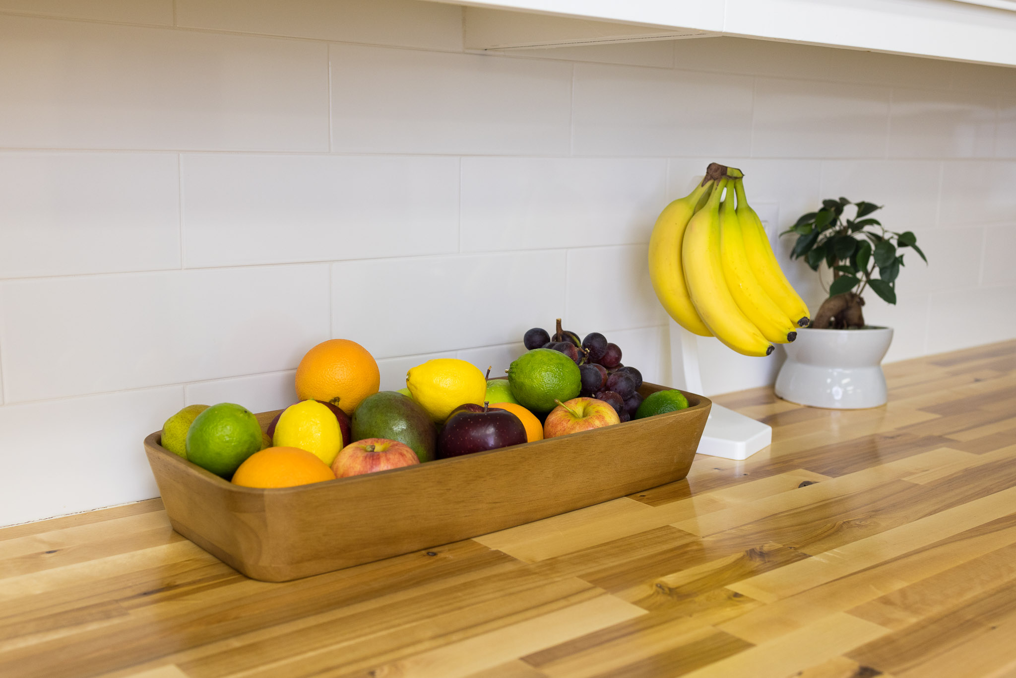 Better Homes & Gardens Acacia Wood Oval Serving Bowl photo 6