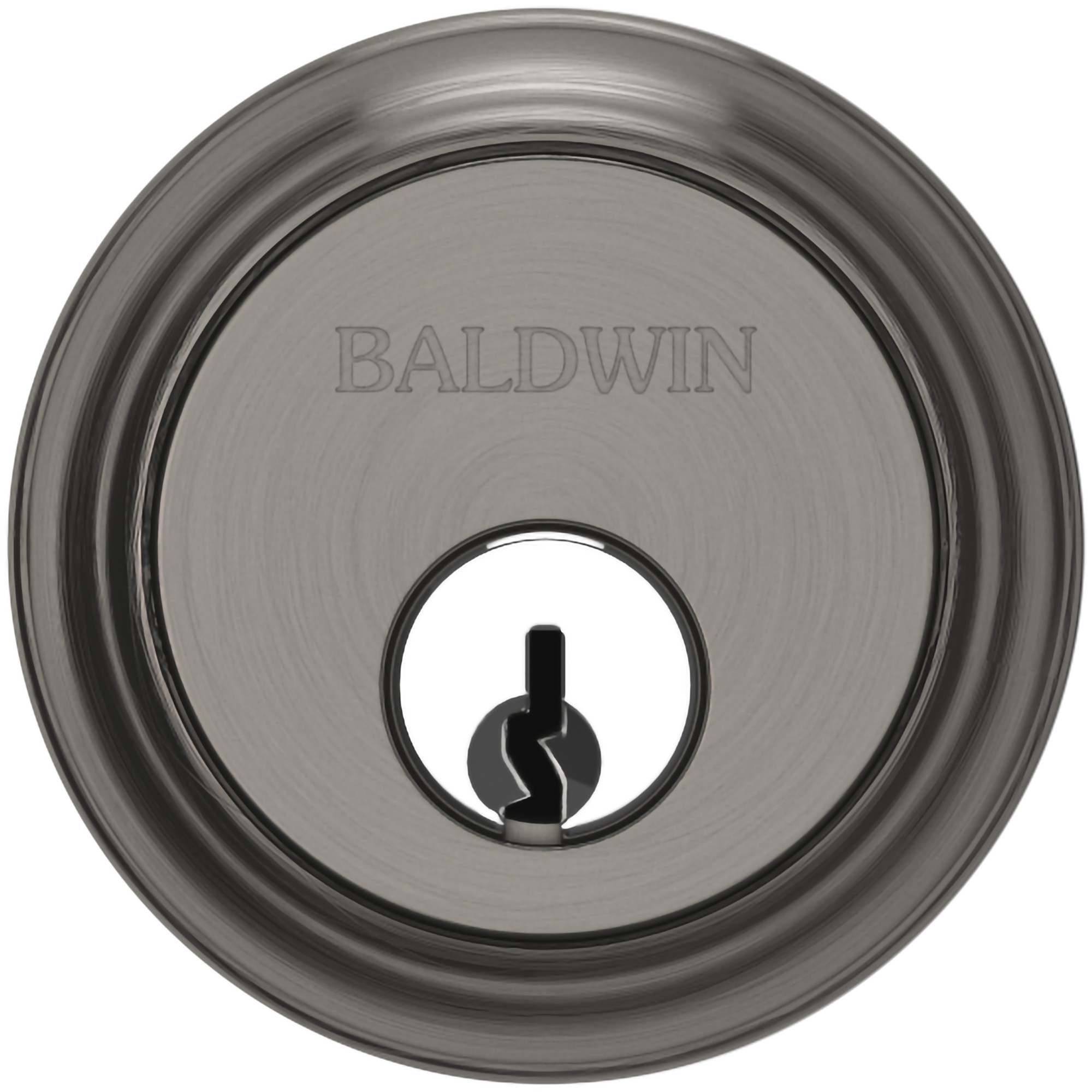 Baldwin 8031190 Traditional Single Cylinder Deadbolt for Bore Hole - Satin Black - image 5 of 7