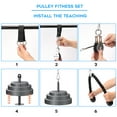 thumbnail image 4 of Fitness DIY Pulley Cable Machine Attachment System Loading Pin Lifting Arm Biceps Triceps Blaster Hand Strength Training Equipment, 4 of 7