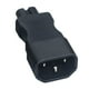 thumbnail image 1 of Zócalo de conversión,Conector de adaptador de servidor IEC C14 a C7 PDU,Adaptador IEC C14 a C7 PDU macho hembra,Enchufe de conversión Contacto de protección para el hogar,Enchufe de viaje, 1 of 9