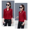 thumbnail image 3 of INFINITE Korean Office Lady Casual Mujer Blusa De Manga Largapangjing, 3 of 3