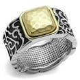 thumbnail image 1 of Bague Bicolore en Acier Inoxydable IP IP avec Époxy en Jet - Taille 11, 1 of 1