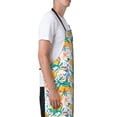 thumbnail image 5 of Cauagu Colorful Fruits Aprons with Pockets,Waterproof Apron for Women,Kitchen Cooking Apron Adjustable Bib Aprons Chef Apron for Cooking,Drawing,Crafting, 5 of 8