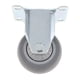 thumbnail image 2 of Rueda giratoria de servicio pesado Placa superior Rueda fija para muebles con ruedas 6 mm-125 mm 75 mm Cola Rueda de placa superior fija, 2 of 7