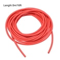 thumbnail image 2 of Tubo de goma de látex natural Uxcell altamente elástico para ejercicio deportivo fitness rojo 2mm x 5mm, 2 of 5