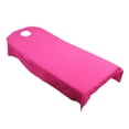 thumbnail image 6 of Extra Soft Massage Bed Cover SPA Treatment Table Sheet with Face Hole Red, 6 of 7