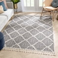 thumbnail image 1 of Well Woven Cenadora Gray Moroccan Trellis Area Rug 3x5 (3'11" x 5'10"), 1 of 7