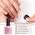thumbnail image 6 of AIMEILI Hema Free Rubber Base Gel for Nails, Soak off U V LED Clear Sheer Gel Nail Polish, 4 in 1 Nail Strengthen/Enhance/Base Coat/Color Gel Polish - (444) 10ml, 6 of 8