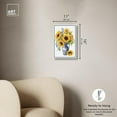 thumbnail image 5 of Sunflower Arrangement for Summer II Canvas Sunflower Art Prints by Art Remedy, White Frame, 10" x 15", 5 of 7