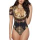 thumbnail image 1 of Balery Dreamcatcher With Mandala Body de cuello redondo de manga corta para mujer Tops de manga corta Tops básicos-Small, 1 of 7