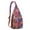 Citrus-31, variant on Waterproof Hiking Sling Backpack for Women – Lightweight Crossbody Bag with Adjustable Strap, Chest Bag for Travel & Outdoor Adventures – Paisley Boho Vintage Floral, Chic Retro Design