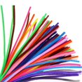 thumbnail image 2 of Limpiadores de tuberías con tallos de chenilla coloridos, 50 Uds., 30cm, juguetes educativos para niños, decoración para fiesta de cumpleaños y Navidad hecha a mano, suministros para manualidades, 2 of 4