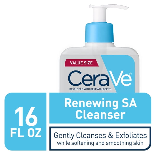 CeraVe Salicylic Acid Cleanser 16 Ounce Renewing Exfoliating Face