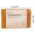 thumbnail image 3 of Fiudx Jabón de Cúrcuma, Barra Eliminadora de Olores Natural, Nutrición Calmante para La Piel, Fórmula Limpiadora Suave, Rutina de Higiene Diaria, Apto para Todo Tipo de Piel, Eficacia Clínicamente Pr, 3 of 5