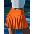 thumbnail image 3 of Pinspark Pleated Skirts for Women High Waisted Tennis Skort with Shorts Tummy Control Golf Skorts Quick Dry Skater Skirt, 3 of 6