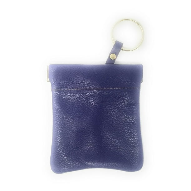 Nabob Leather Leather Squeeze Coin Purse change Holder For Men, Pouch