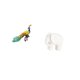 thumbnail image 5 of Escultura de pavo real, figura decorativa para jardín, estatua de animal, colección de artesanías coleccionables para el hogar, patio, estant, 5 of 8