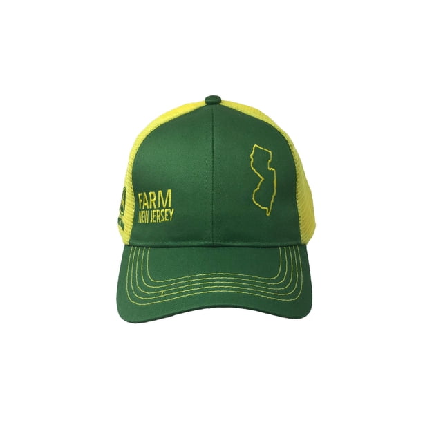 Gorra John Deere Orgullo Estatal Farm Verde Amarillo New Jersey