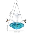 thumbnail image 2 of qifei Solar Bird Bath With Fountain Water Fountains Solar Powered Outdoor Bird Baths, 2 of 6