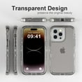 thumbnail image 3 of Funda protectora resistente a golpes y caídas, transparente de triple capa, compatible con iPhone 14 Pro Max., 3 of 8