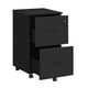 thumbnail image 1 of Armario Archivador de 2 Cajones, Archivador de Oficina con Cerradura, Soporte para Impresora, Negro, 1 of 5