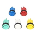 thumbnail image 4 of Illuminated  Button Switch, Press Resistant Sensitive Arcade Game Push Button 28mm Cool DIY Parts  For Video Games, 4 of 8