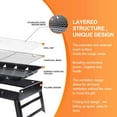 thumbnail image 4 of BBQ Barbecue Grill, Portable BBQ grill easy-to-use, Foldable Charcoal Grill for Outdoor, Stainless Steel Smoker BBQ, 4 of 7