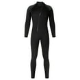 thumbnail image 4 of nerohusy Big and Tall Full Body Wetsuit for Men 3MM Neoprene Long Sleeve Diving Suit Thermal Snorkeling Swimwear,Black,XXXL, 4 of 9