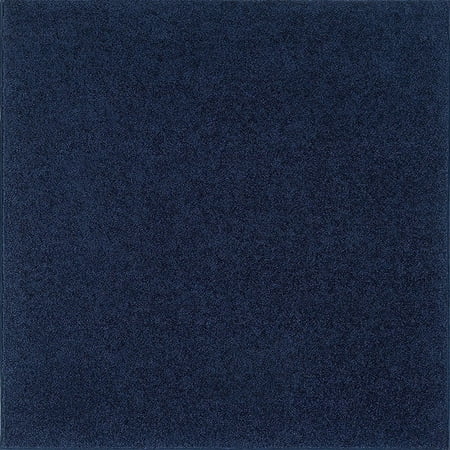 Navy Square - Home Queen Solid Color Navy 7' Square - Area Rug
