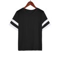 thumbnail image 4 of ECZHAW Womens Summer Tops,Womens Oversized Tshirts V Neck Tee Shirts Half Sleeve Loose Fit T Shirt Cotton Tunic Tops,, 4 of 5