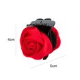 thumbnail image 5 of Jiaroswwei Hair Clip Roes Flower Shape Sturdy Elegant Rose Flower Hair Claws for Gift, 5 of 8