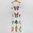 thumbnail image 5 of Cute Aquatic Animals Sleeveless Suspender Dress Summer Fashion Casual Long Dress, 5 of 9